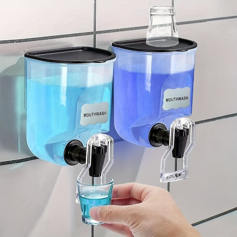 Reusable Bottle - 2PCS 600ml 구강 세정제 디스펜서 욕실