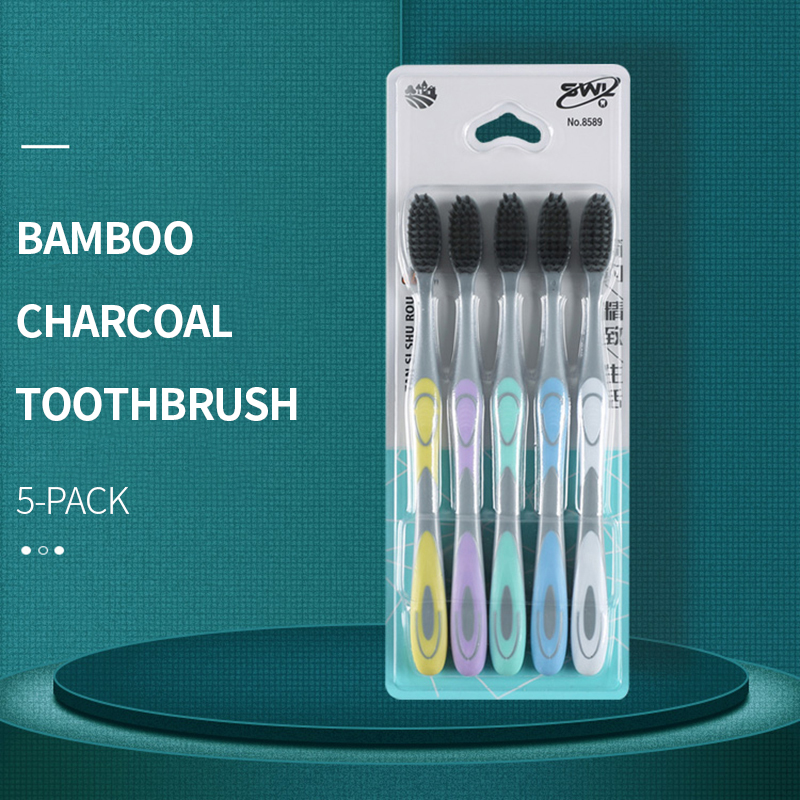 Bamboo Toothbrush - 성인 가정에서 부드러운 구강 청소를 위한