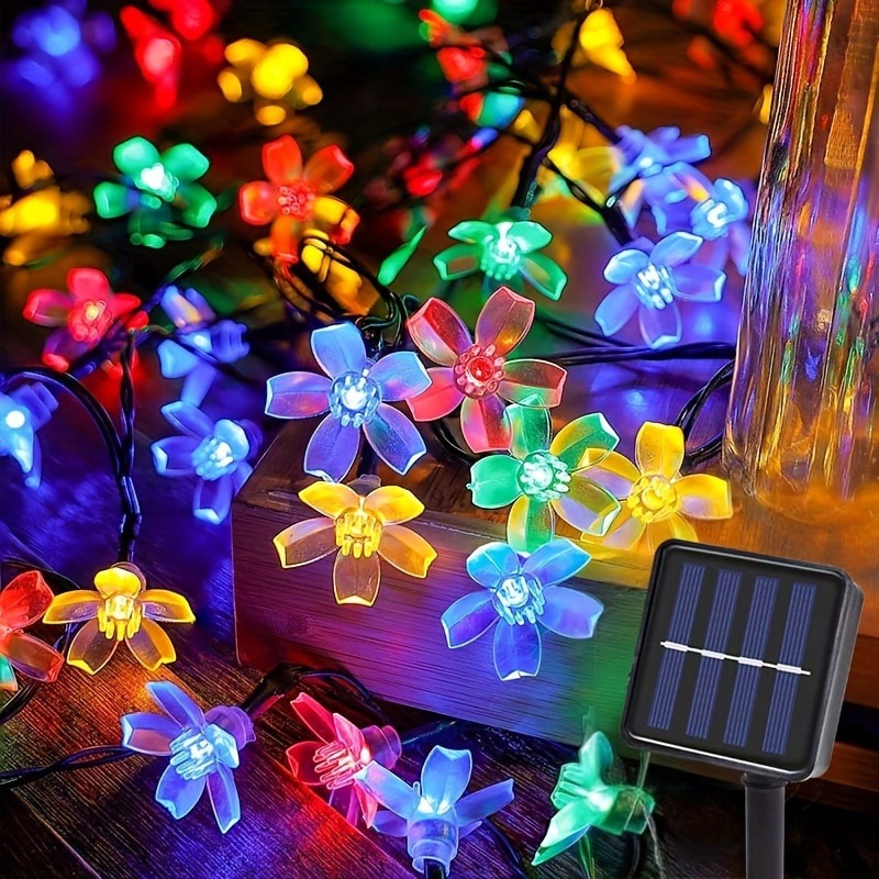 태양 Led 문자열 조명 야외 벚꽃 문자열 조명 8 모 - Solar Garden Light 리뷰 및 가격