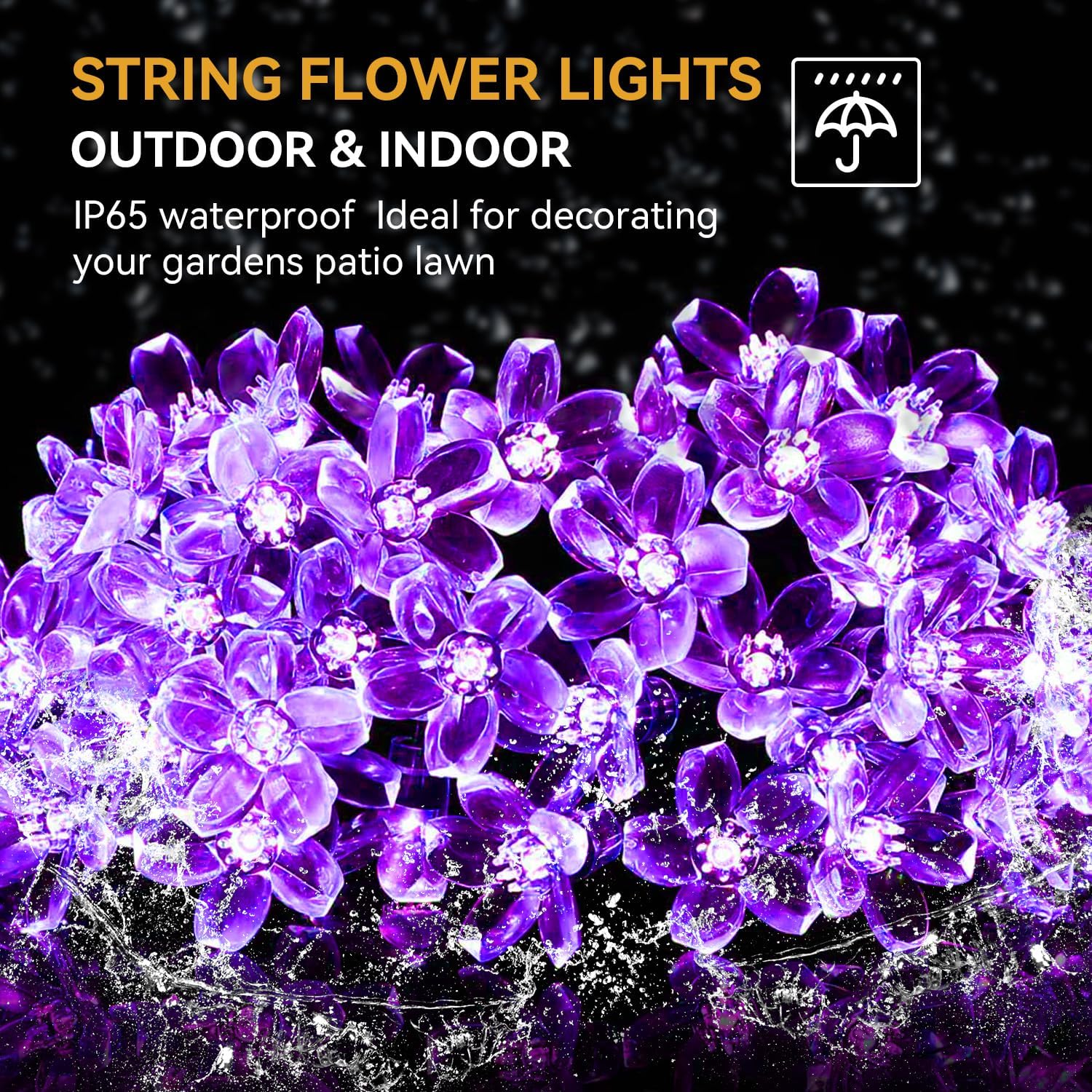 태양 Led 문자열 조명 야외 벚꽃 문자열 조명 8 모 - Solar Garden Light 리뷰 및 가격