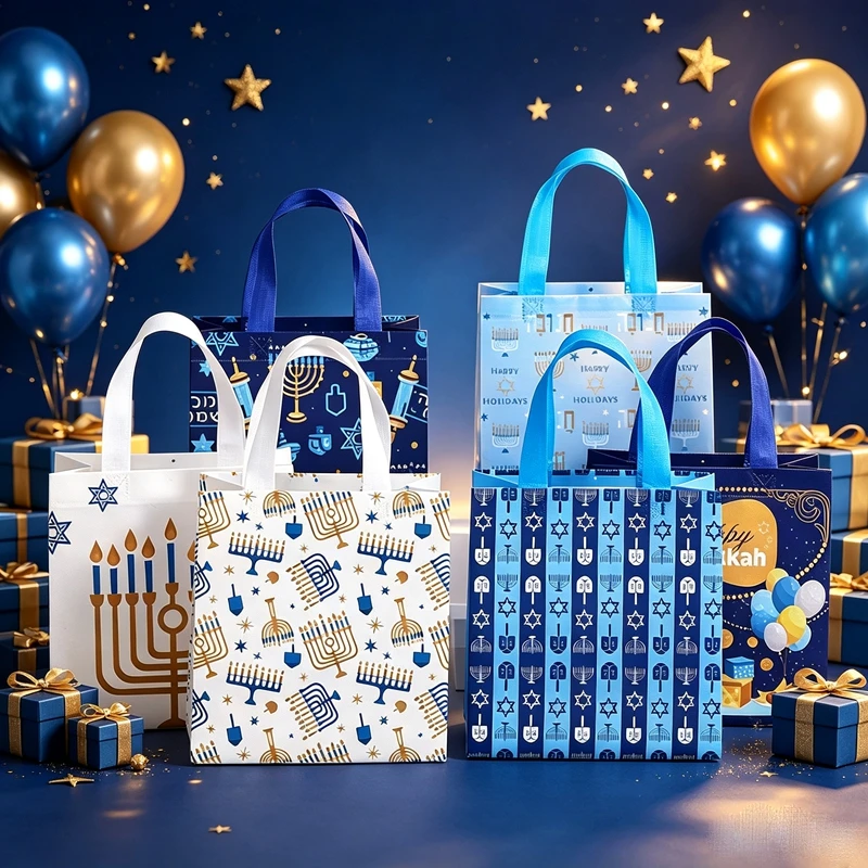 세련된 디자인의 유대교 명절용 부직포 토트백 50개 세 - Reusable Bag 리뷰 및 가격