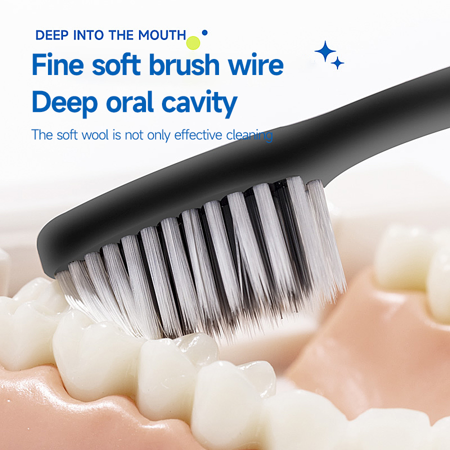 작은 둥근 머리 부드러운 헤어 칫솔, 성인용 개별 포장 - Bamboo Toothbrush 리뷰 및 가격