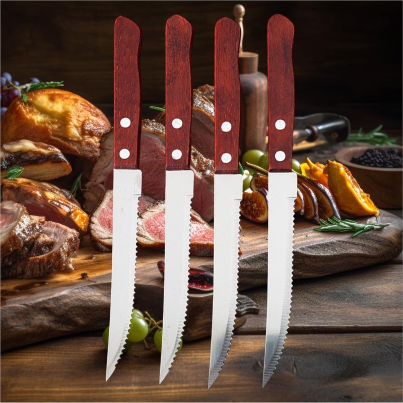 1-20 Pcs 스테인레스 스틸 스테이크 나이프 나무  - Bamboo Cutlery 리뷰 및 가격