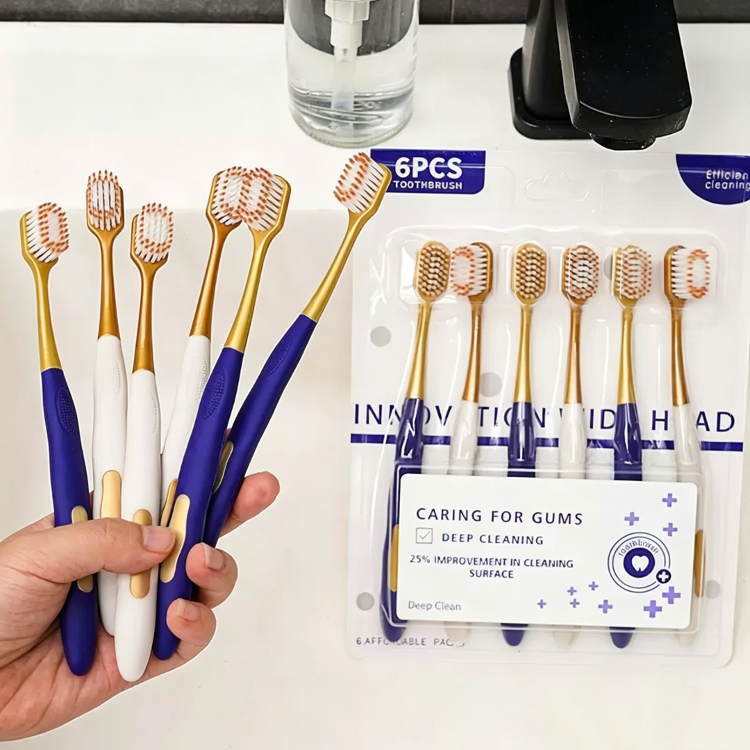 고품질 와이드 헤드 가정용 6팩 성인용 부드러운 칫솔모 - Bamboo Toothbrush 리뷰 및 가격