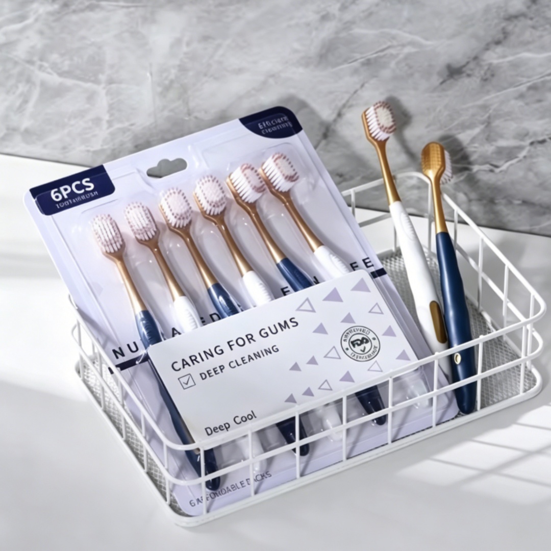 고품질 와이드 헤드 가정용 6팩 성인용 부드러운 칫솔모 - Bamboo Toothbrush 리뷰 및 가격