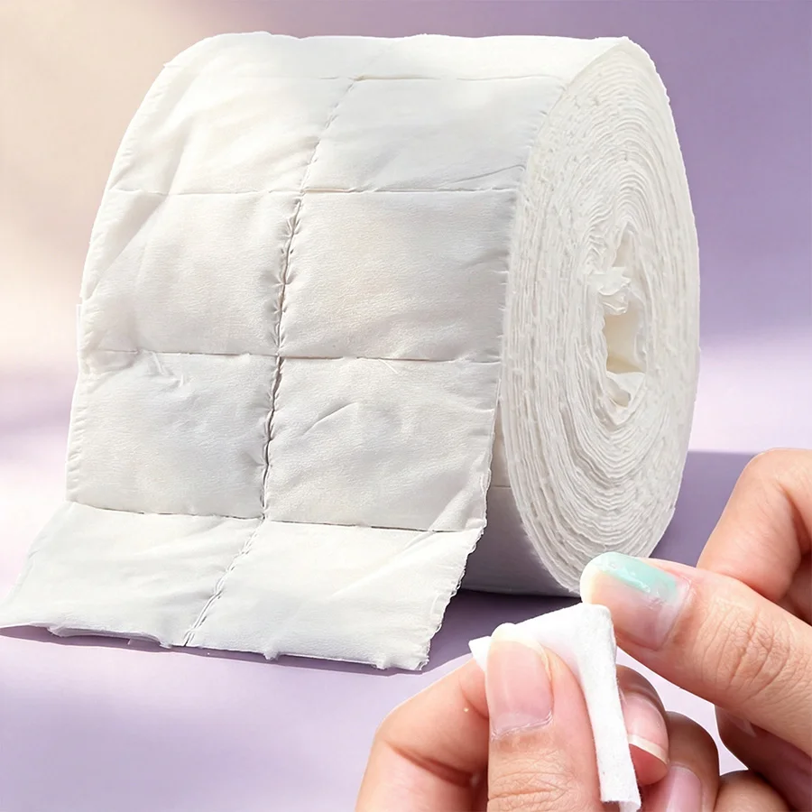 300/500개 롤형 보풀 없는 면 손톱 닦이, 일회용 - Eco Sponge 리뷰 및 가격