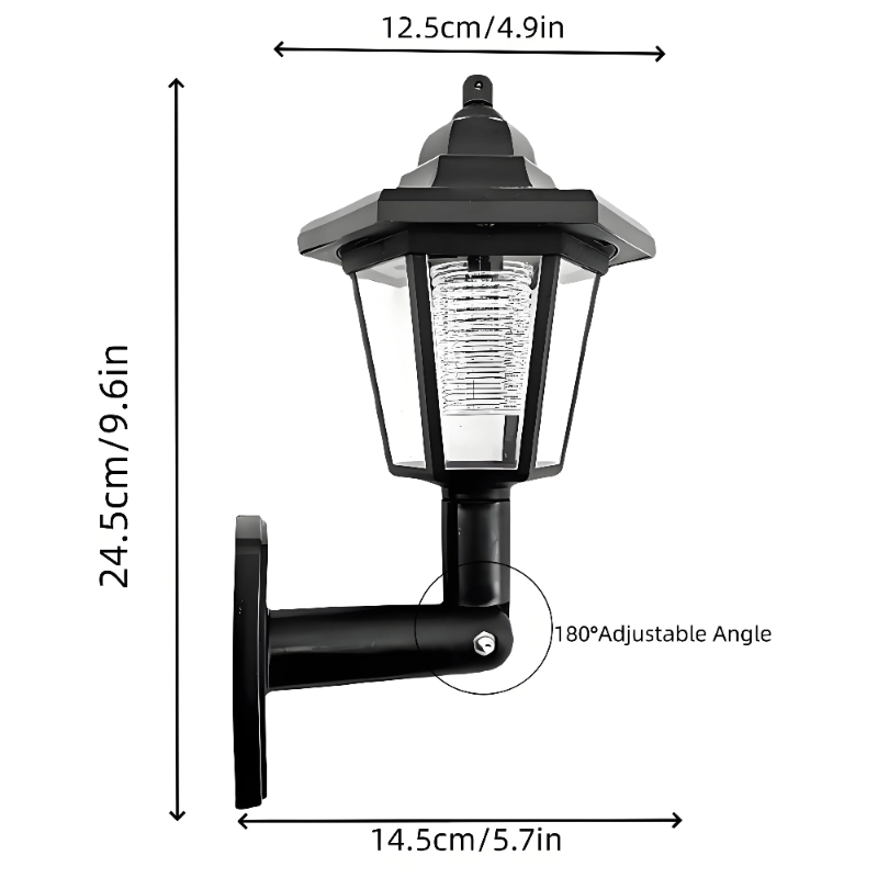 1/2개입 태양광 벽등, 실외 정원 울타리용 LED 벽 - Solar Garden Light 리뷰 및 가격