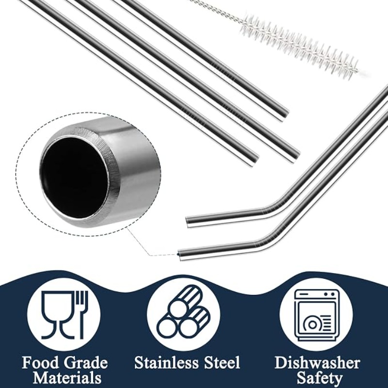 3개 세트, 재사용 가능한 스테인리스 스틸 빨대, 20 - Reusable Straw 리뷰 및 가격