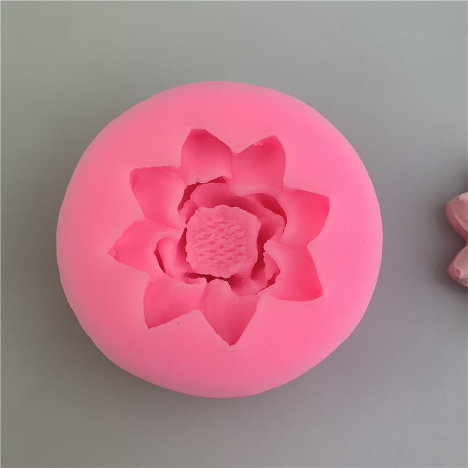 연꽃 모양 케이크 몰드, 실리콘 몰드, 수제 비누 석고 - Eco Soap 리뷰 및 가격