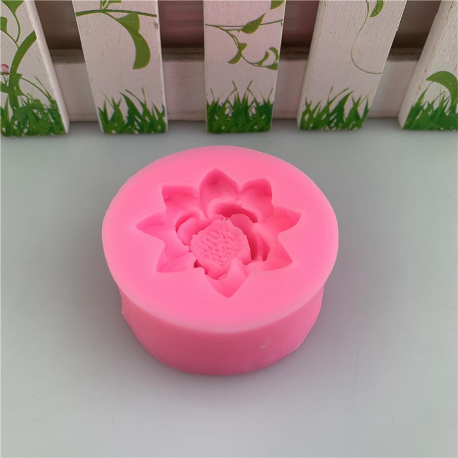 연꽃 모양 케이크 몰드, 실리콘 몰드, 수제 비누 석고 - Eco Soap 리뷰 및 가격