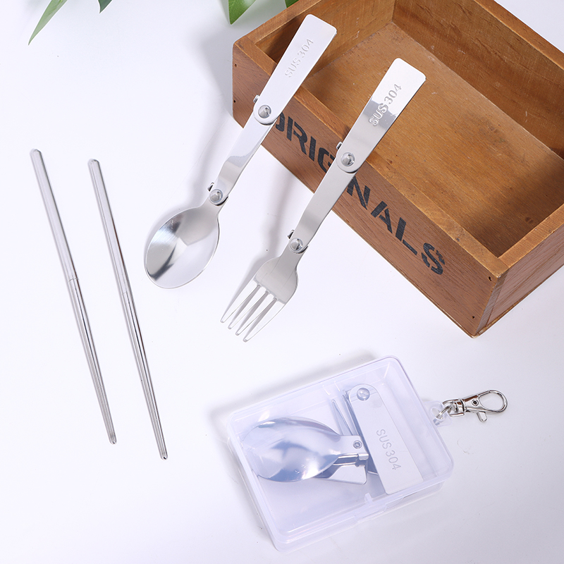 1PC/3PCS 스테인리스 스틸 휴대용 야외 식기 세트 - Bamboo Cutlery 리뷰 및 가격