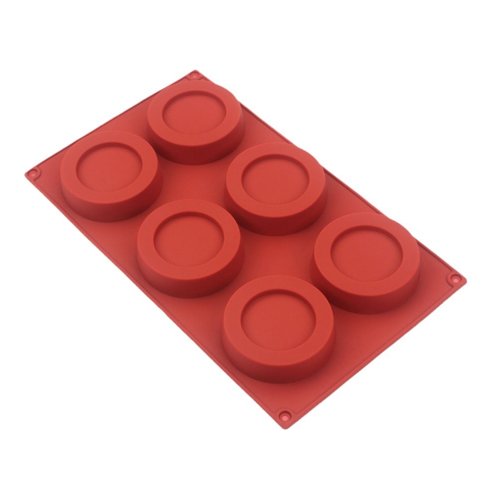 6구 대형 원형 실리콘 케이크 몰드 딥 서클 무스 디저 - Eco Soap 리뷰 및 가격