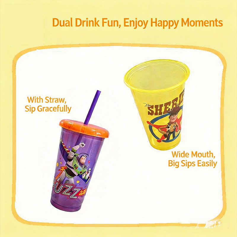 토이 스토리 5 플라스틱 빨대컵 4팩 520ml 재사용 - Reusable Straw 리뷰 및 가격