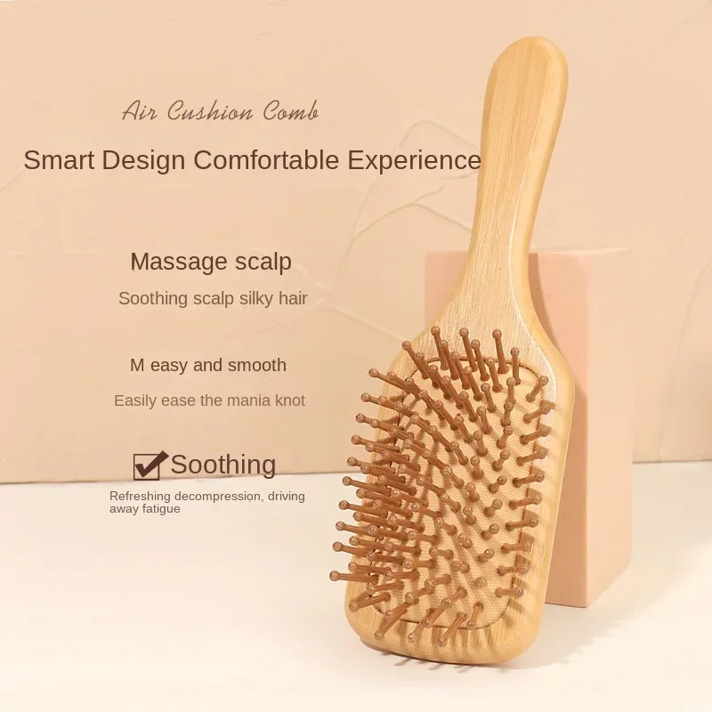 프리미엄 나무 대나무 두피 마사지 빗 헤어 브러쉬 모발 - Bamboo Toothbrush 리뷰 및 가격